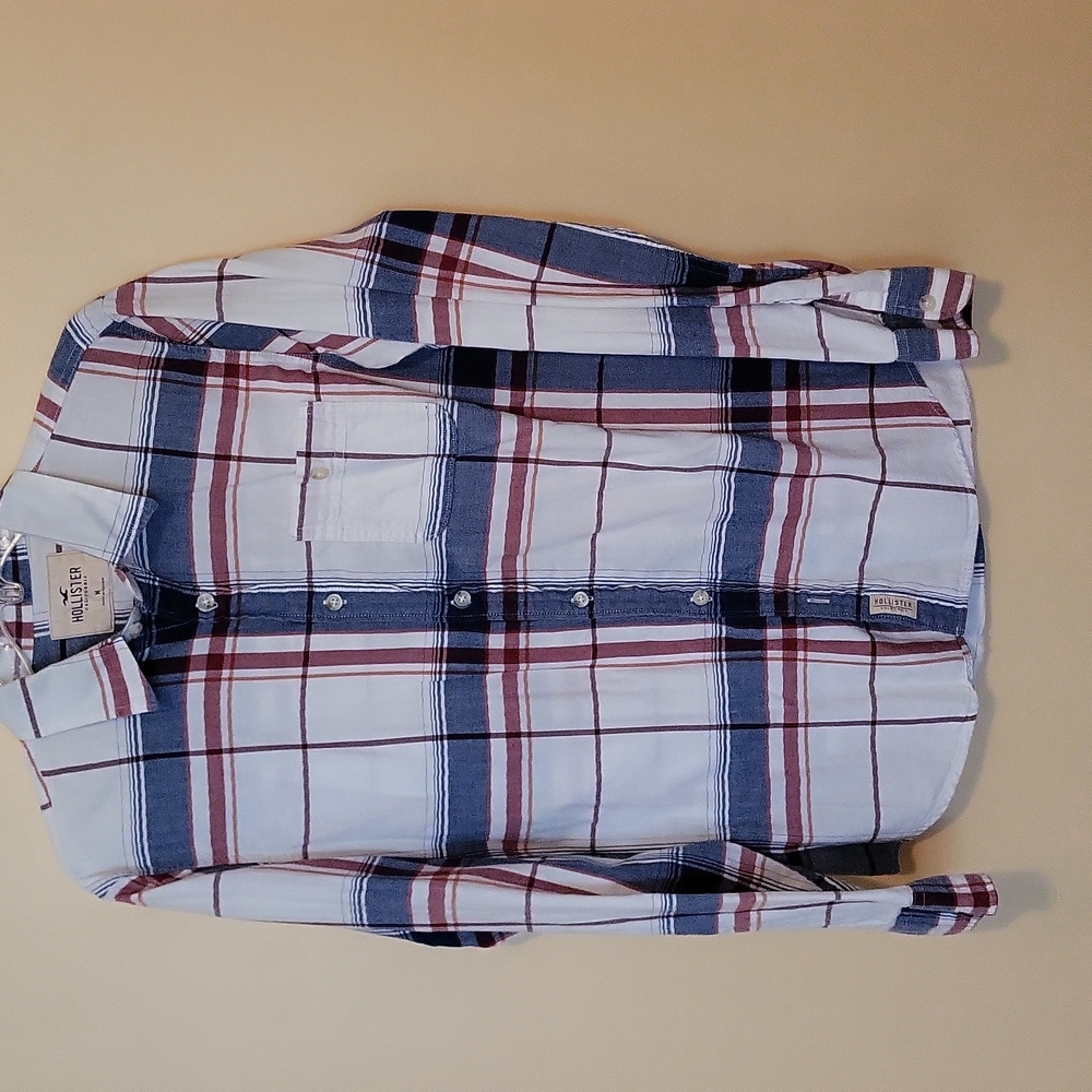 Men's button long sleeve shirt